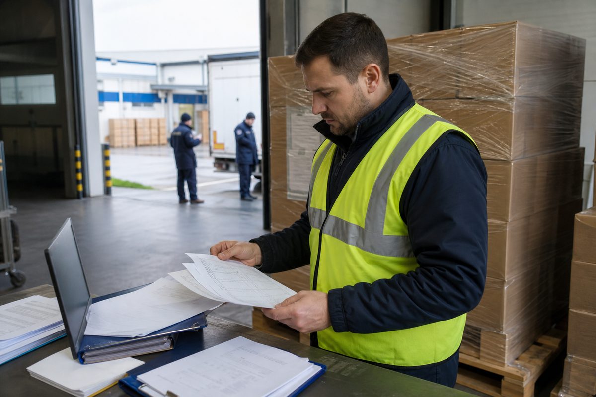 Проверка таможенных документов, упаковки и массы импортных товаров для РОП