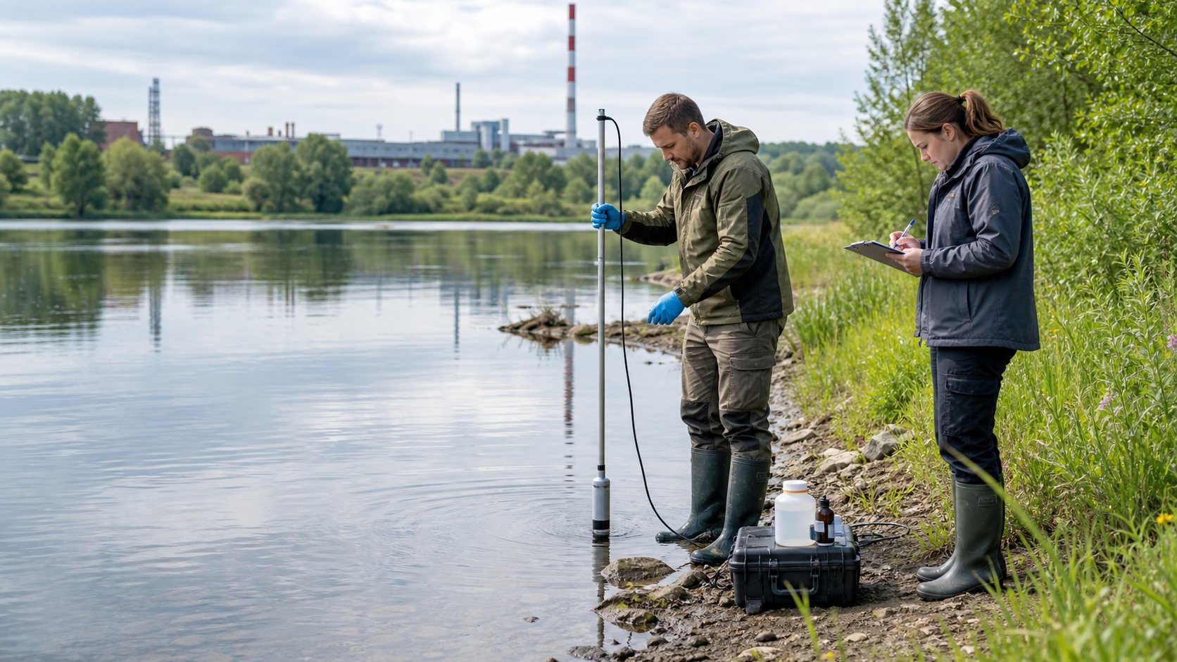 Специалисты проводят регулярные наблюдения за водным объектом для отчётности во ФГИС Экомониторинг